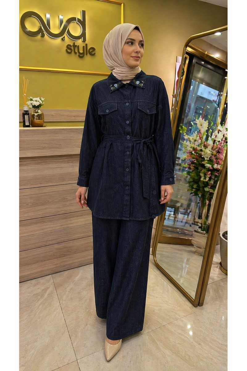 MY MAGAZİN 4574 KOYU LACİVERT TAKIM