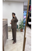 Hilay Modal Takım Kahverengi