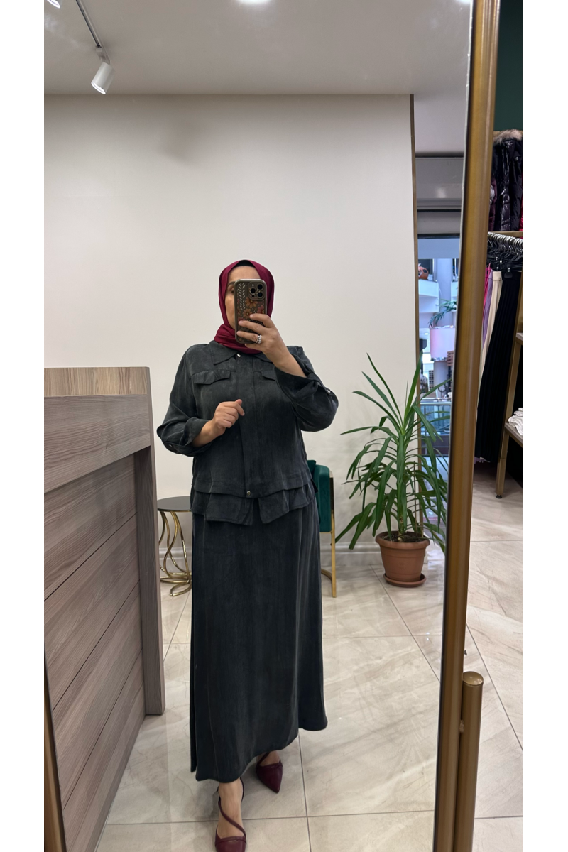 Hilay 0126K Qupra Takım siyah
