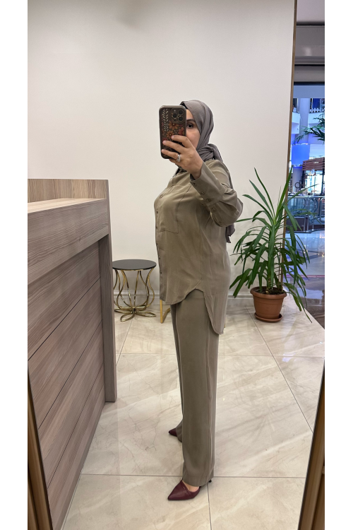 Hilay Modal Takım Bej