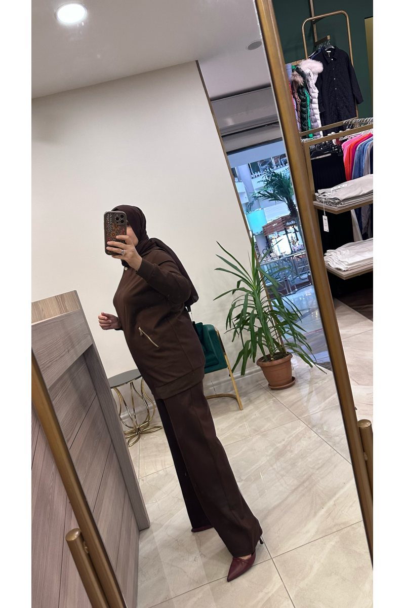 Hilay 0126K101.045 Takım Kahverengi