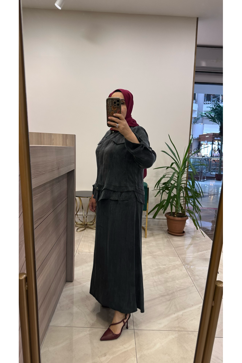 Hilay 0126K Qupra Takım siyah