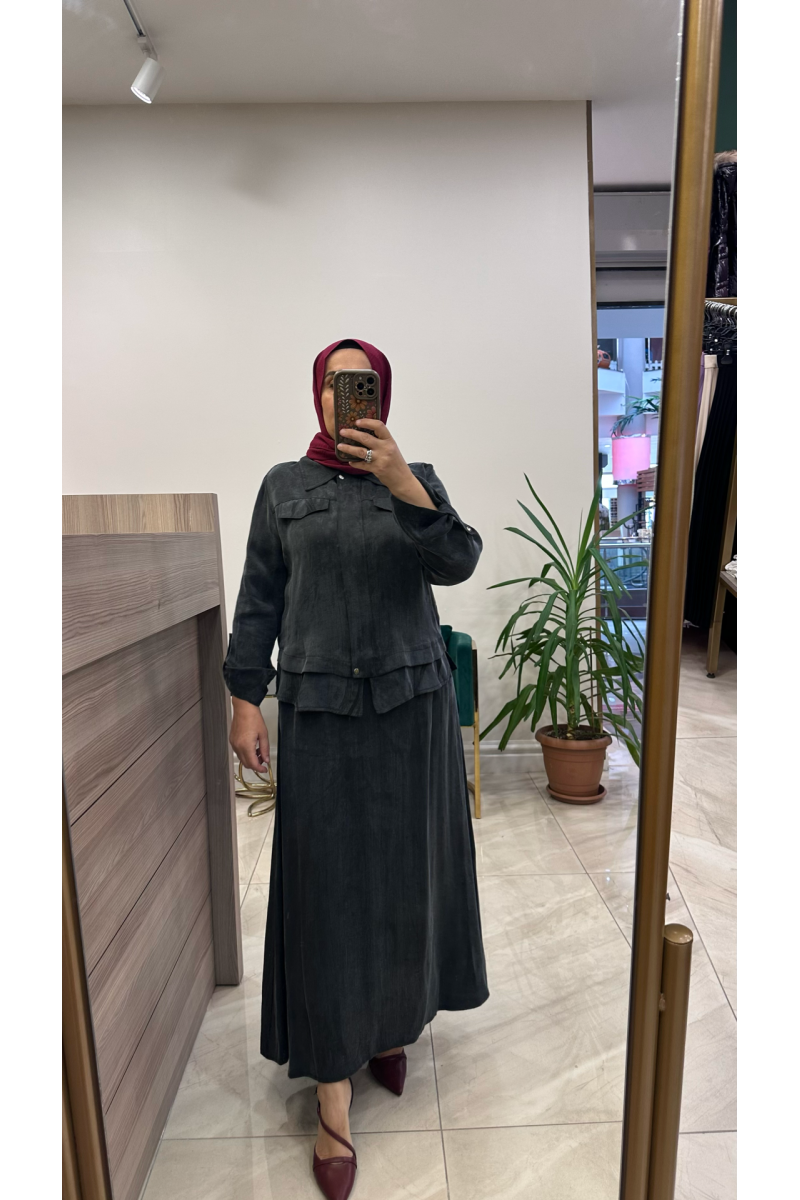Hilay 0126K Qupra Takım siyah