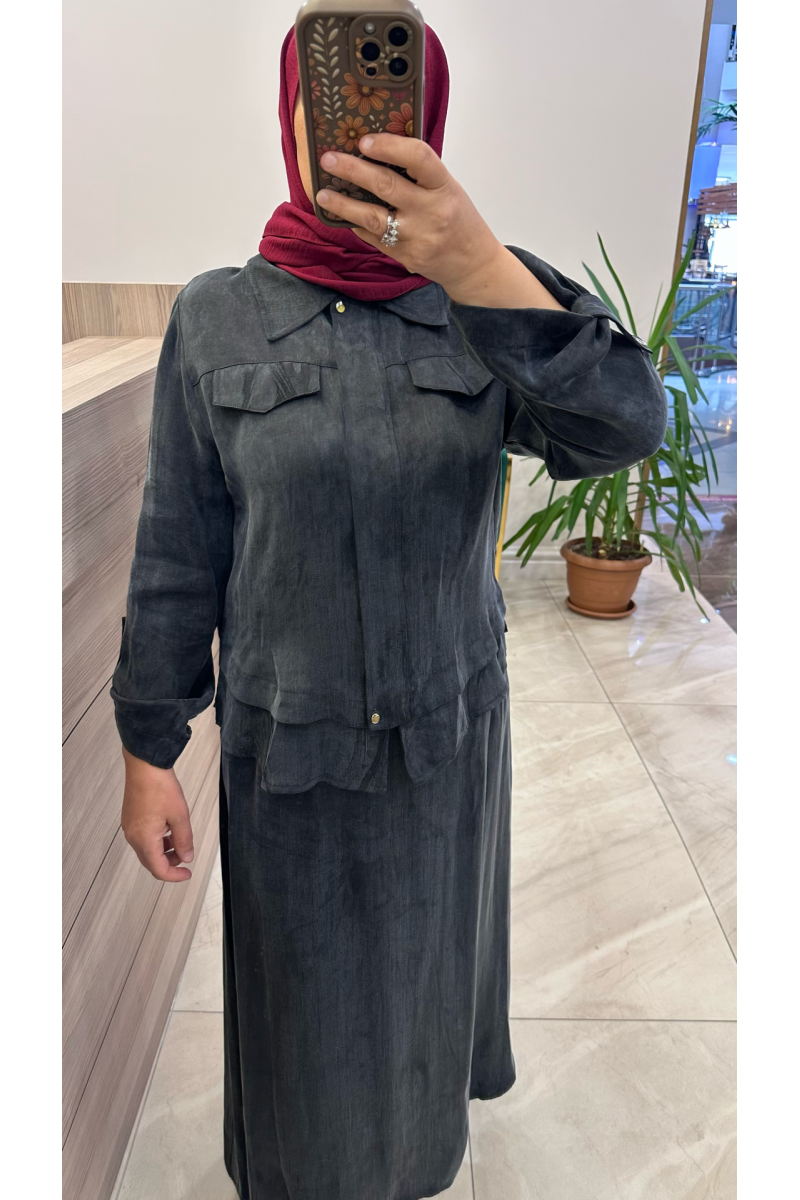 Hilay 0126K Qupra Takım siyah