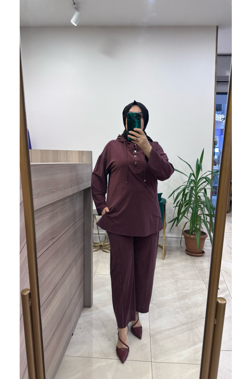Magazin 7416 Tensel Takım Bordo