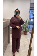 Magazin 4907 Tensel Takım Bordo