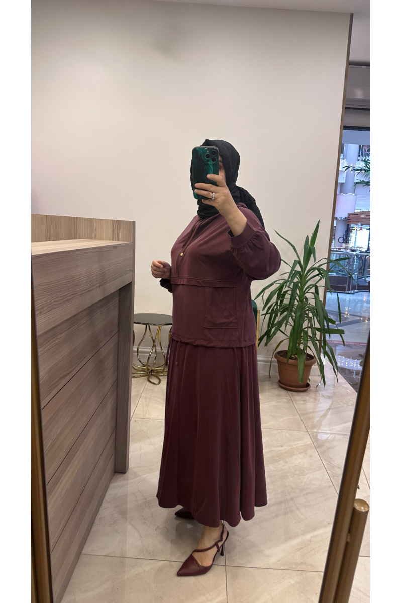 Magazin 7473 Tensel Takım Bordo