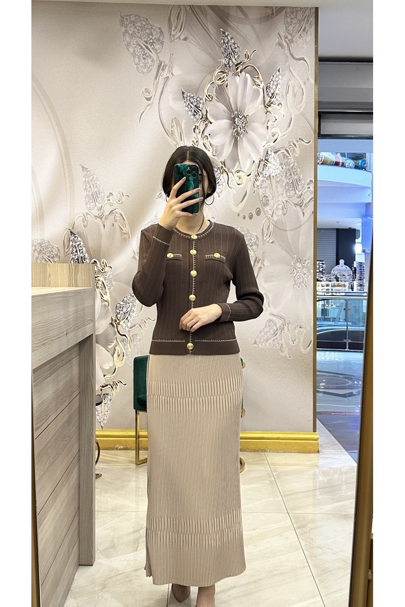 Nuss 25K1115 Hırka Kahve