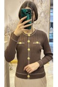 Nuss 25K1115 Hırka Kahve