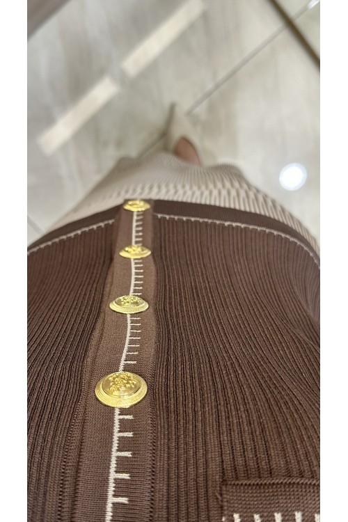 Nuss 25K1115 Hırka Kahve