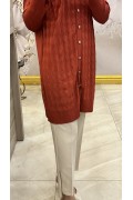 Nuss 25KY305 Hırka Taba
