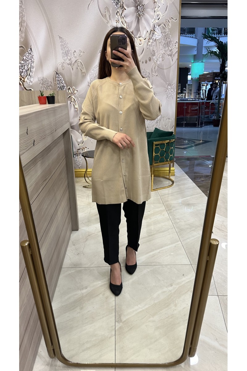 Nuss 1100 Hırka Vizon