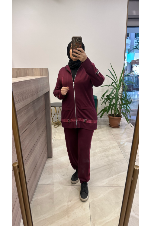 Qmash 5YTKM9168 Takım Bordo