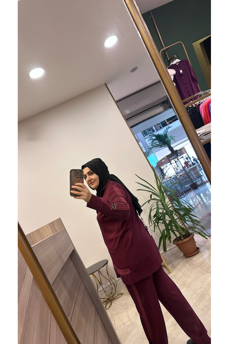 Qmash 5YTKM9168 Takım Bordo