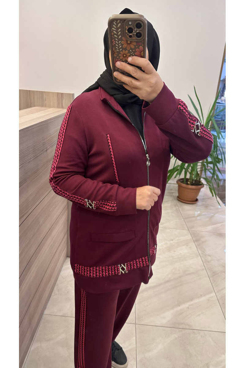 Qmash 5YTKM9168 Takım Bordo