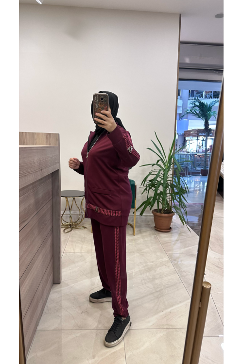 Qmash 5YTKM9168 Takım Bordo