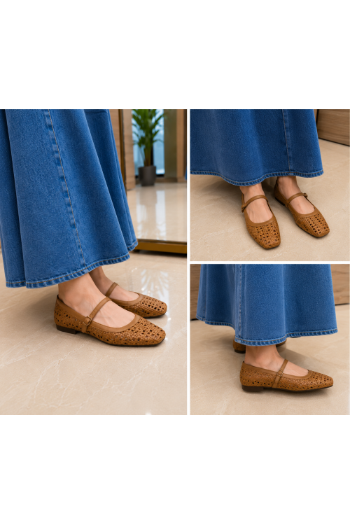 Venöve 25SSAYK0004 Saina Ayakkabı Camel