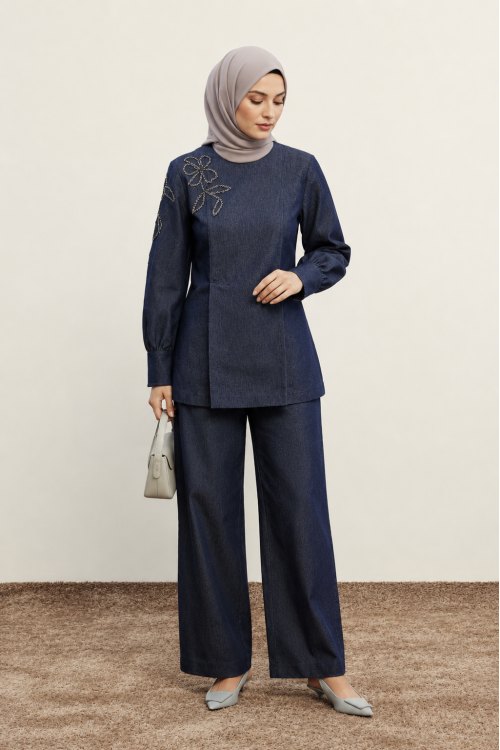 Venöve 26FWTUN0002 Lacivert Aline Takım
