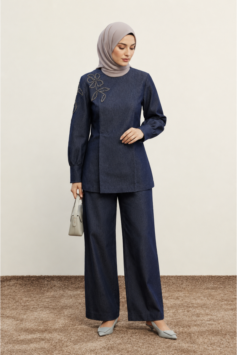 Venöve 26FWTUN0002 Lacivert Aline Takım