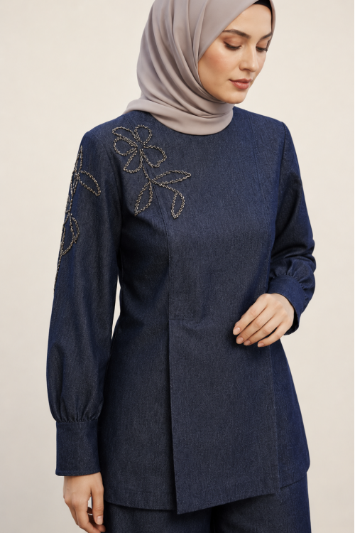 Venöve 26FWTUN0002 Lacivert Aline Takım