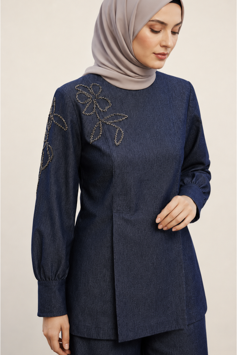 Venöve 26FWTUN0002 Lacivert Aline Takım