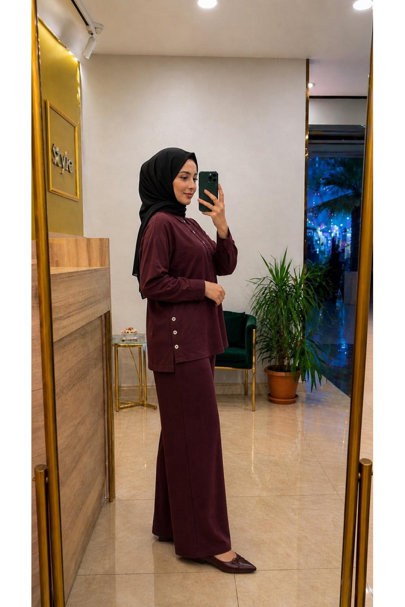 Magazin Tensel Takım Bordo