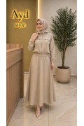 Magazin Lyocell Takım Bej