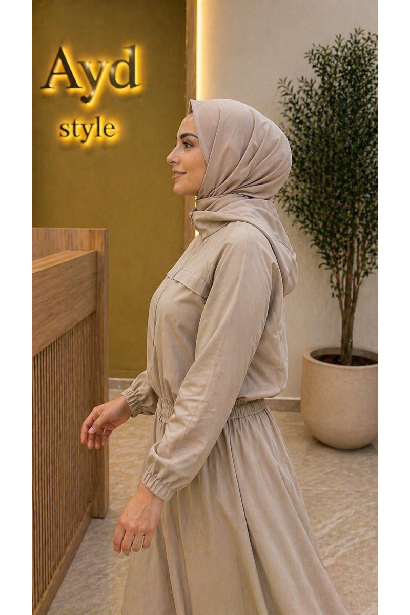 Magazin Lyocell Takım Bej