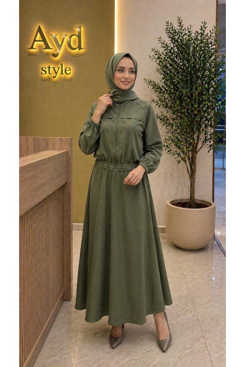 Magazin Lyocell Takım Haki