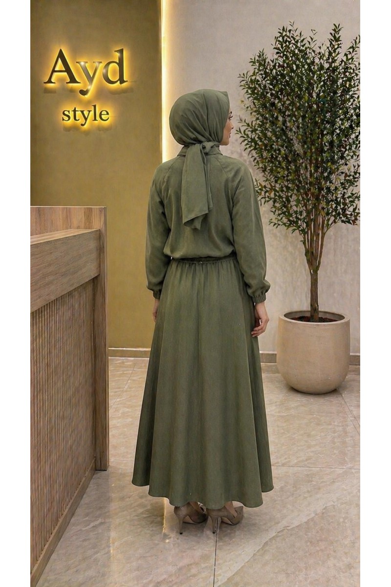 Magazin Lyocell Takım Haki
