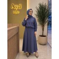 Magazin Lyocell Takım Lacivert