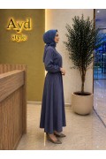 Magazin Lyocell Takım Lacivert