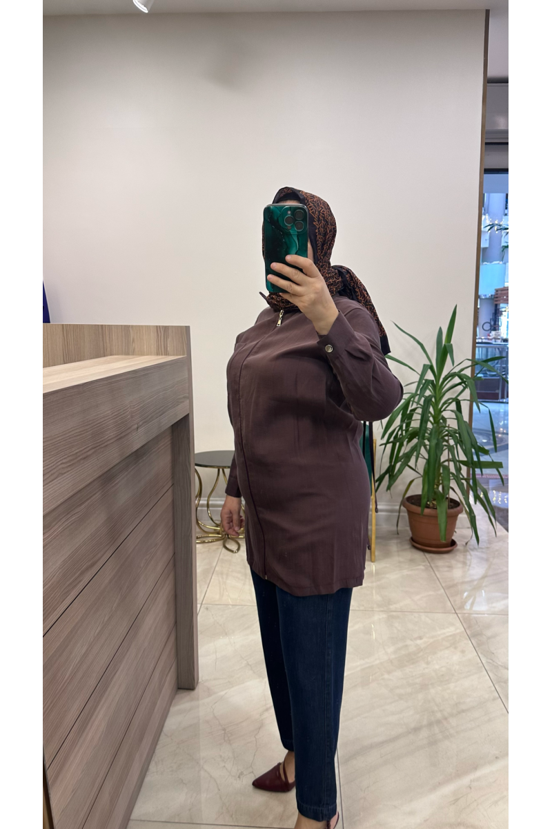 Magazin 4438 Tunik Mürdüm