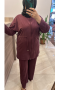 Magazin 7481 Tensel  Takım Bordo