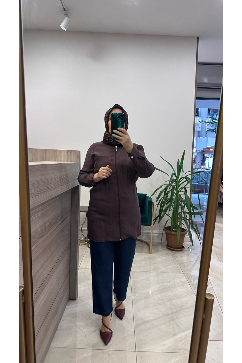 Magazin 4438 Tunik Mürdüm