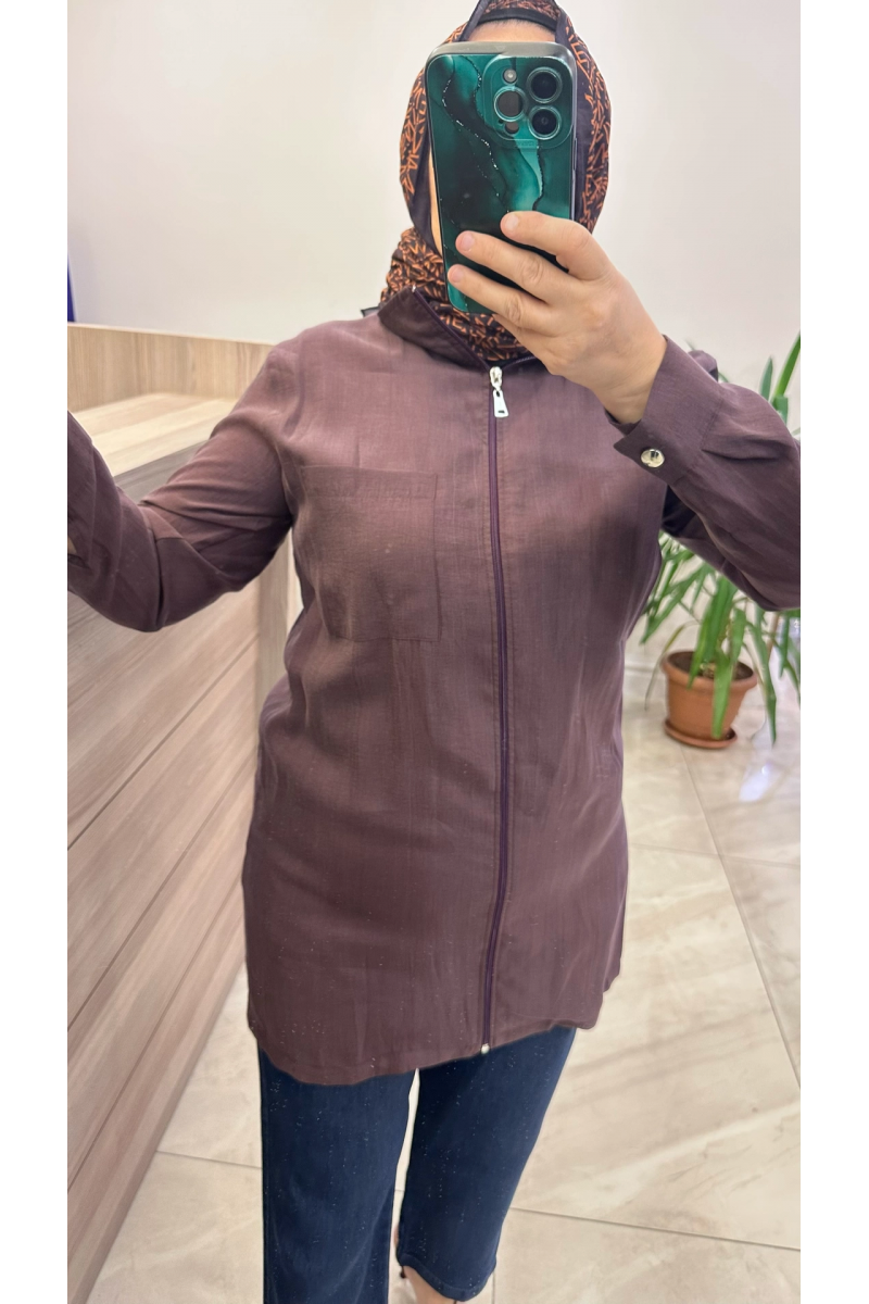 Magazin 4438 Tunik Mürdüm
