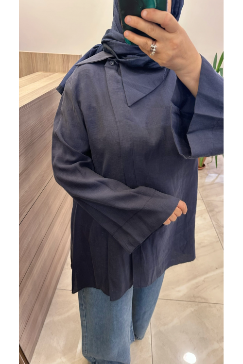 Magazin 4470 Lyocell Tunik  Lacivert