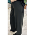 Ceremony 6326 beli lastikli bambu pantolon yeşil