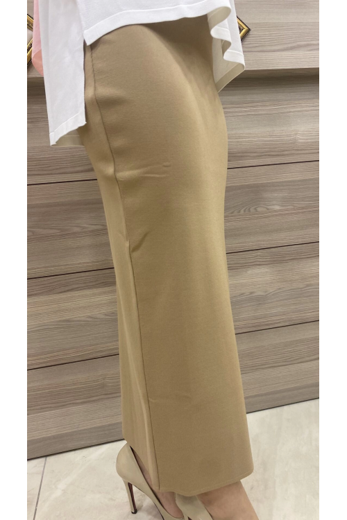 İnvee Merserize Camel Etek