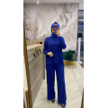 İnvee Merserize Geniş Pantolon Saks
