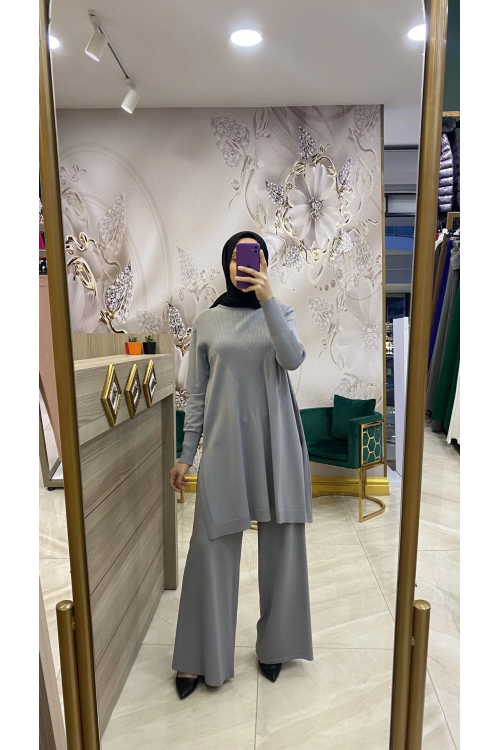İnvee Merserize Gri pantolon