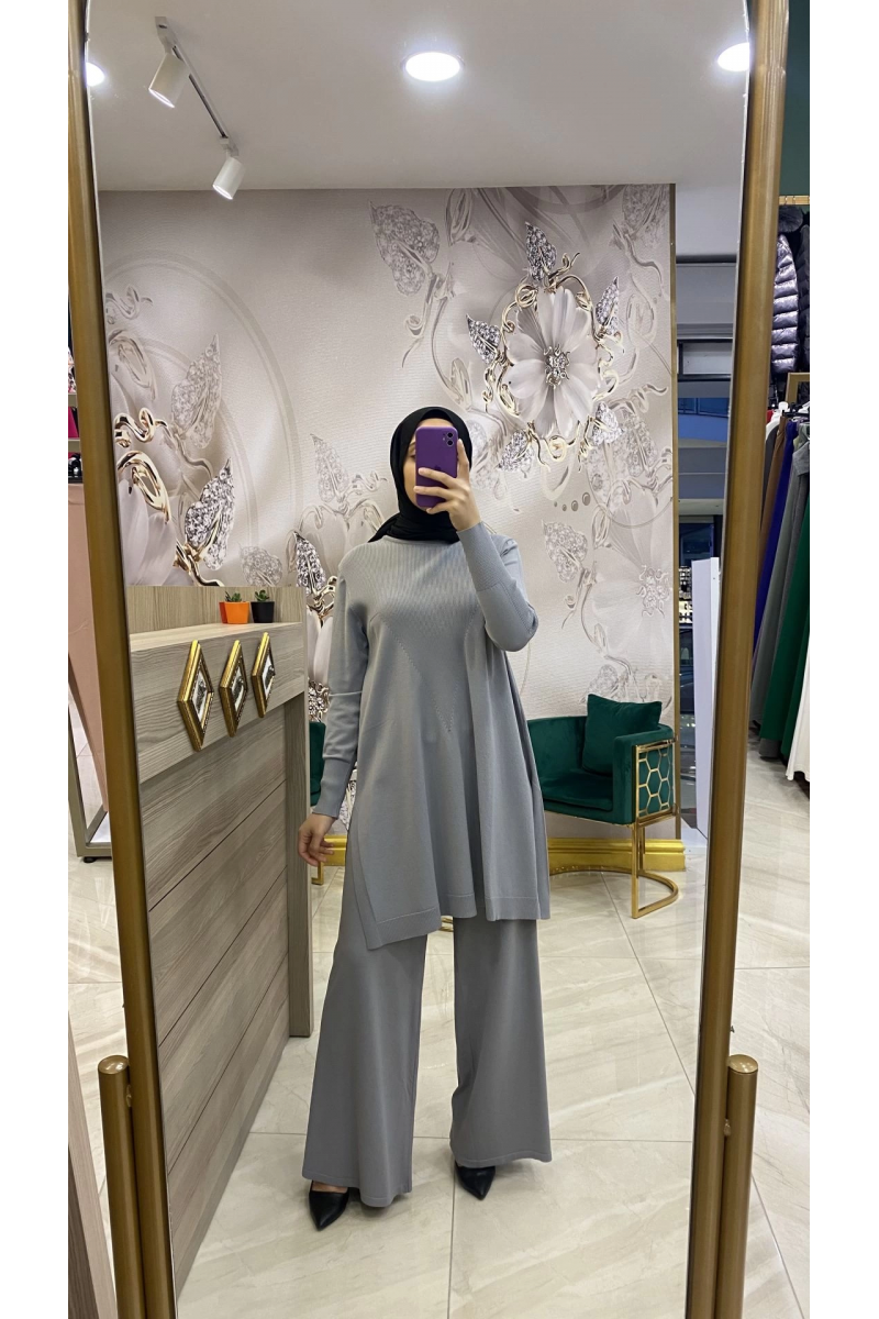 İnvee Merserize Gri pantolon