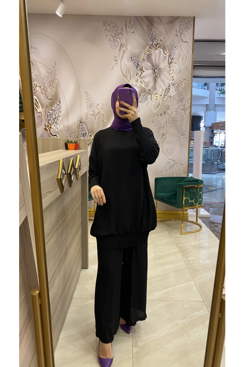 İnvee Caz Tunik 6419 siyah