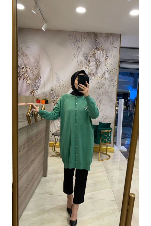 İnvee Yusufçuk Hırka Çağla 6283