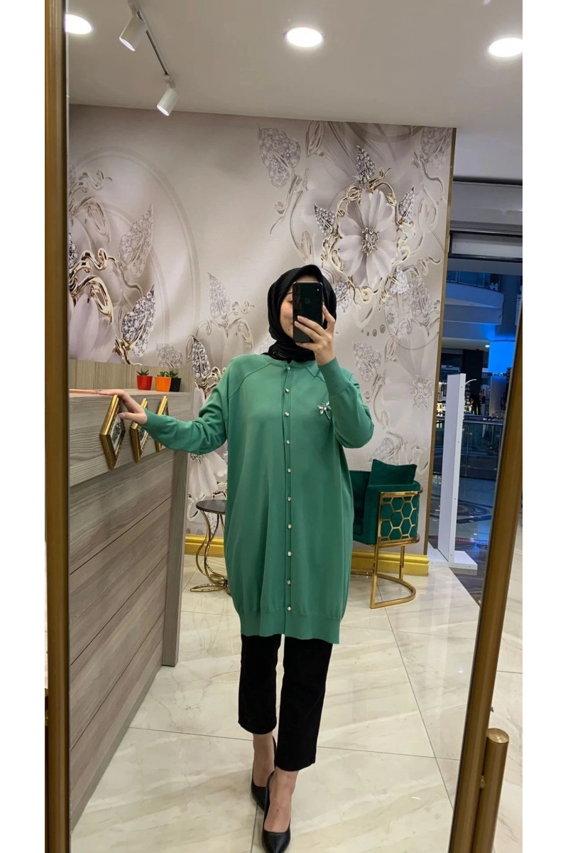 İnvee Yusufçuk Hırka Çağla 6283