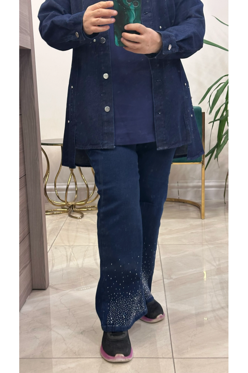 Magazin 2802 Kot Pantolon Lacivert