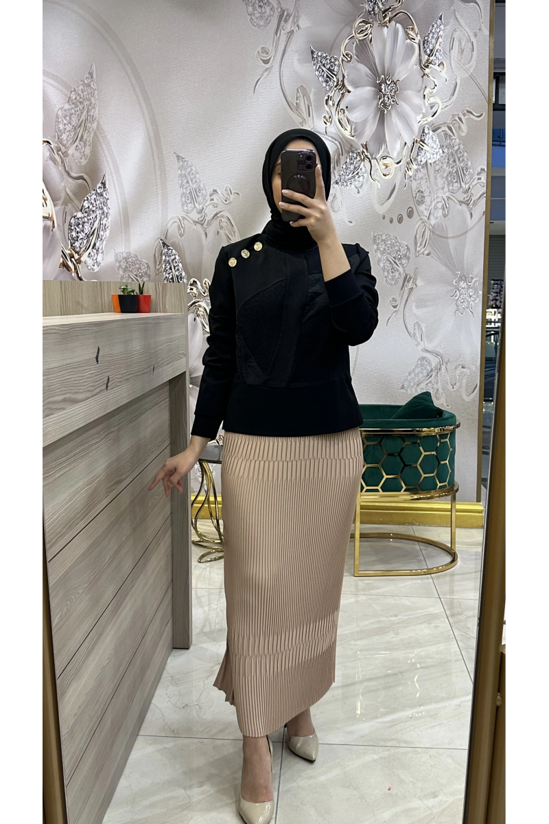 Misswhence 34044 Siyah Tunik
