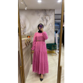 Nurcan Çetin Brode Elbise Pembe