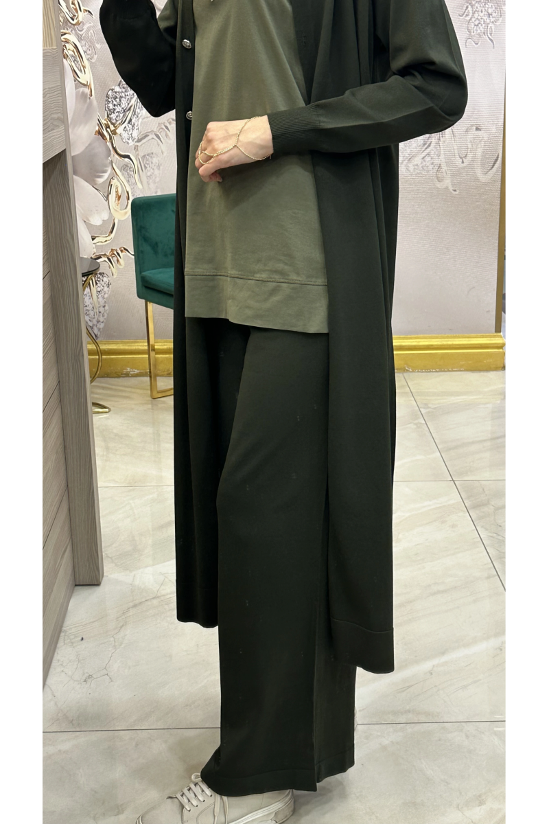 Nuss 25K002 Merserize Pantolon Haki