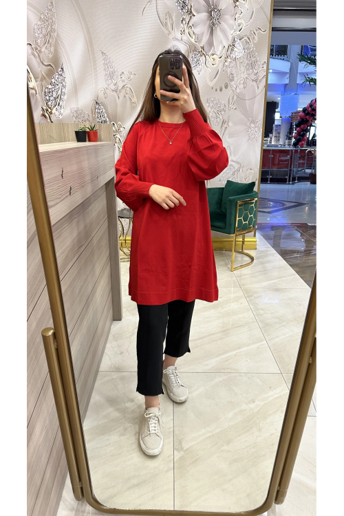 Nuss 500 Tunik Kırmızı